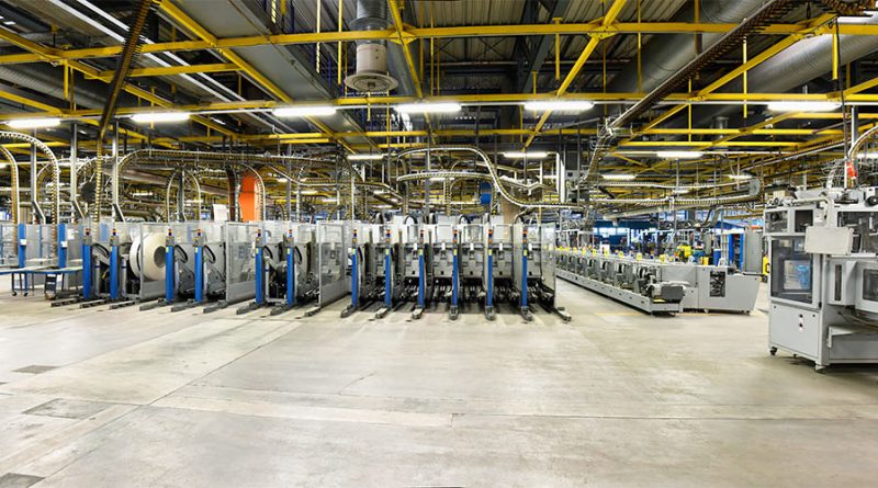 Image of a manufacturing warehouse with automated machinery to support automation article