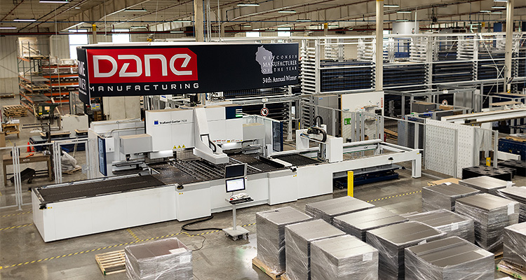 Inside Dane Manufacturing Facility