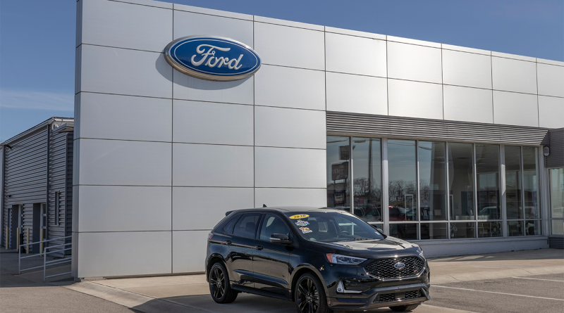 Ford car store to support EV battery loan