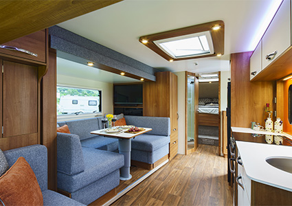 Caravan interior