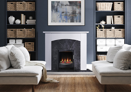 Focal Point Nebraska Fire Surround White 1300mm x 1120mm