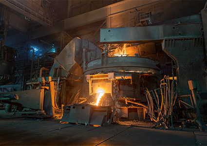 Steel making furnace