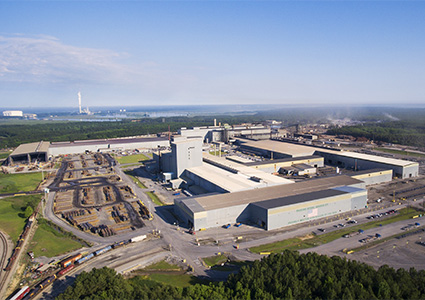 Nucor production plant