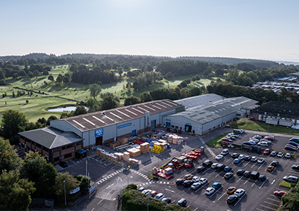 SPP Pumps production facility aerial shot