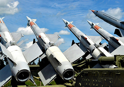 Surface to air missile battery