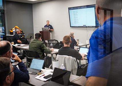 training room at the new MSI Viking Headquarters in Greer, SC