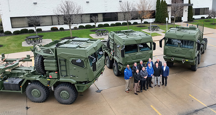 American Rheinmetall Vehicles and GM Defense have successfully delivered three prototype trucks