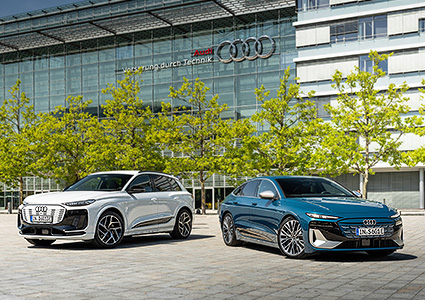 
The Audi Q6 e-tron and the S6 Sportback e-tron