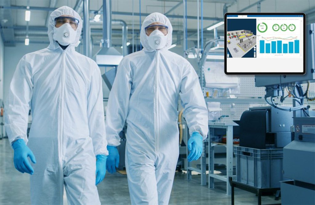 Critical Manufacturing team at their facility