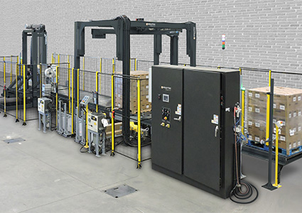  Wulftec International WCAT 450, which is a type of stretch wrapping machine