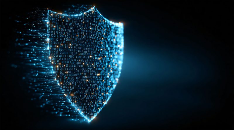 Digital shield with code inside to support manufacturing cybersecurity article