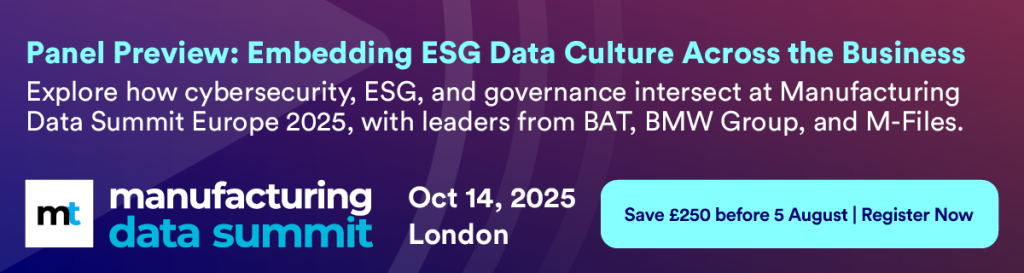 Manufacturing Data Summit London 2025 event banner