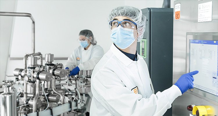 a pharmaceutical or biotechnology manufacturing facility