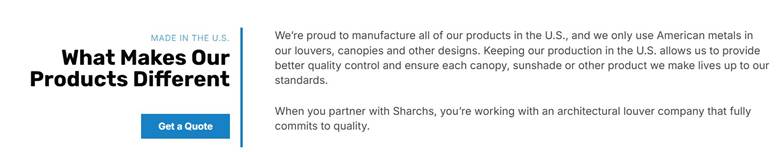 Sharchs What Makes Our Products Different Infographic