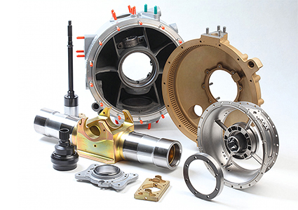 a collection of precision-engineered, machined components