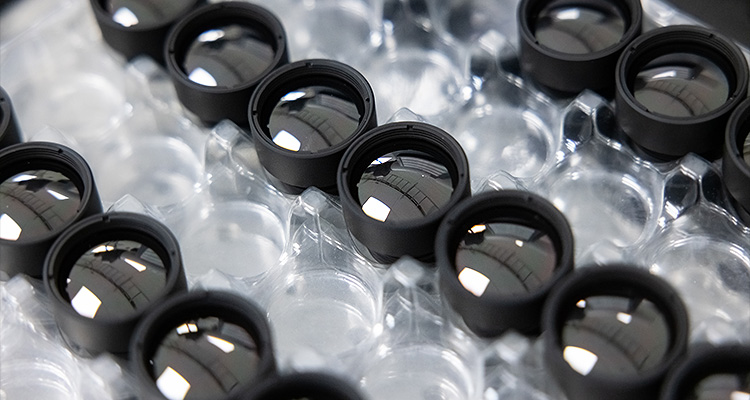 precision molded glass aspheric lenses
