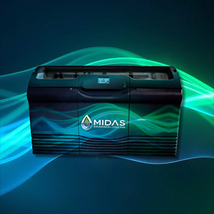 a Midas 50U XCI immersion cooling tank