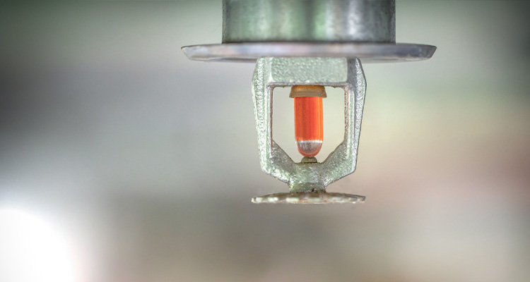 a fire sprinkler head