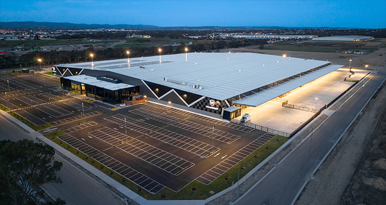 the new Walkinshaw Automotive Group "super site" in Dandenong South, Australia