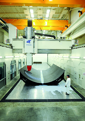 a large-scale milling machine operated by Janicki Industries