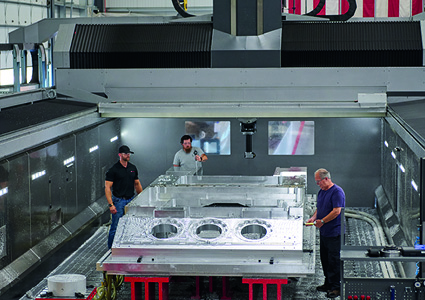 a large gantry CNC milling machine,