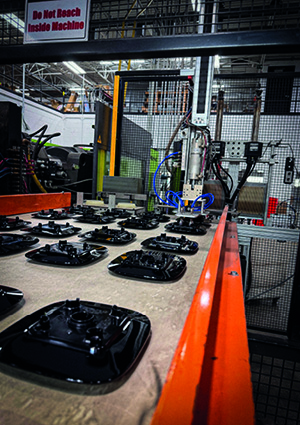 an automated assembly line or robotic picking system.