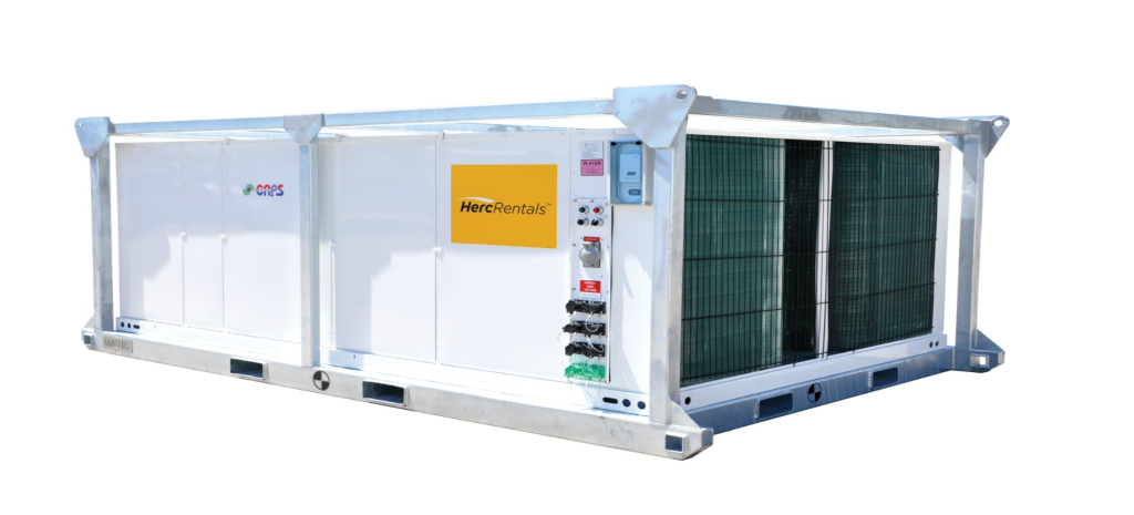 Image: Herc Rentals — 25-ton air conditioner skid 72KW heat