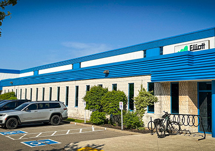 the corporate facility and headquarters of Elliott-Matsuura Canada Inc