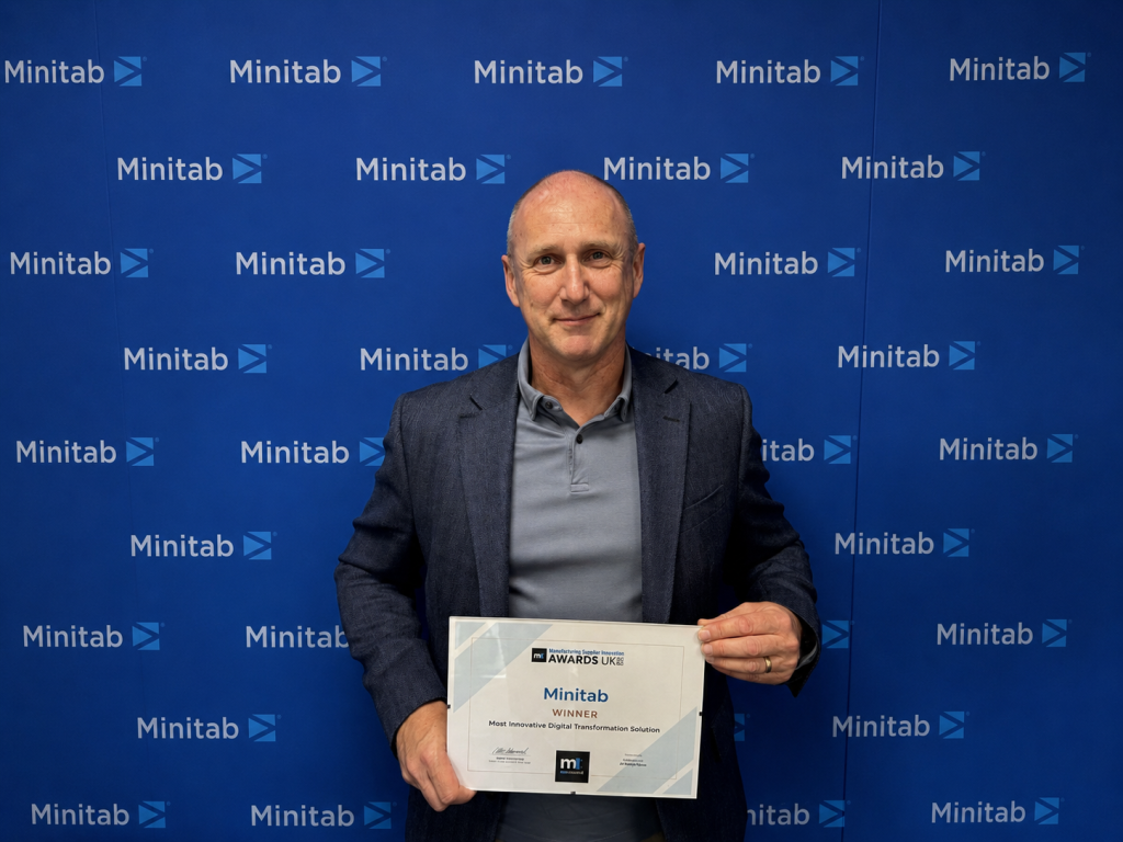 Minitab Manufacturing Awards 2026 winner