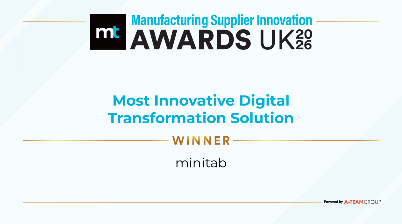 Minitab Manufacturing Awards UK 2026 winners