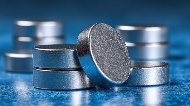 Rare earth magnets highlighting advanced production and supply chain integration for critical materials.
