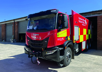 modern Iveco Eurocargo fire appliance