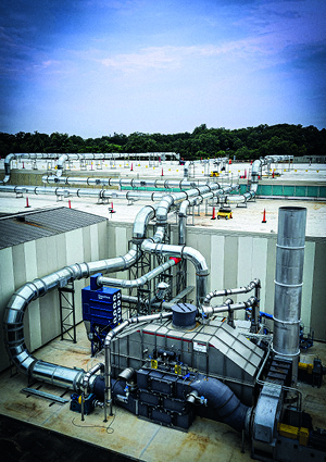 a large-scale industrial air pollution control system