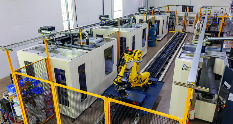 Automation, talent, and aerospace expertise are taking C&S Machine Products to new heights an automated robotic manufacturing cell