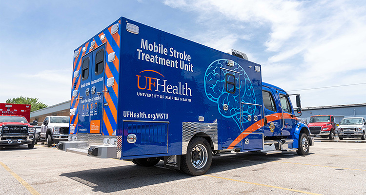 How Frazer is building the future of mobile healthcare a large, specialized medical emergency vehicle parked outdoors on an asphalt lot