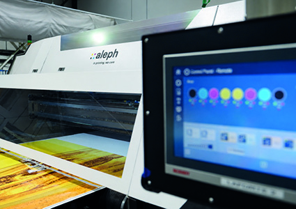 an Aleph LaForte industrial printer