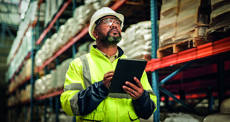 Safety is a productivity strategy – and the manufacturing workforce already knows it. By Tom Goodmanson a warehouse manager or logistics inspector tracking inventory inside a large-scale storage facility