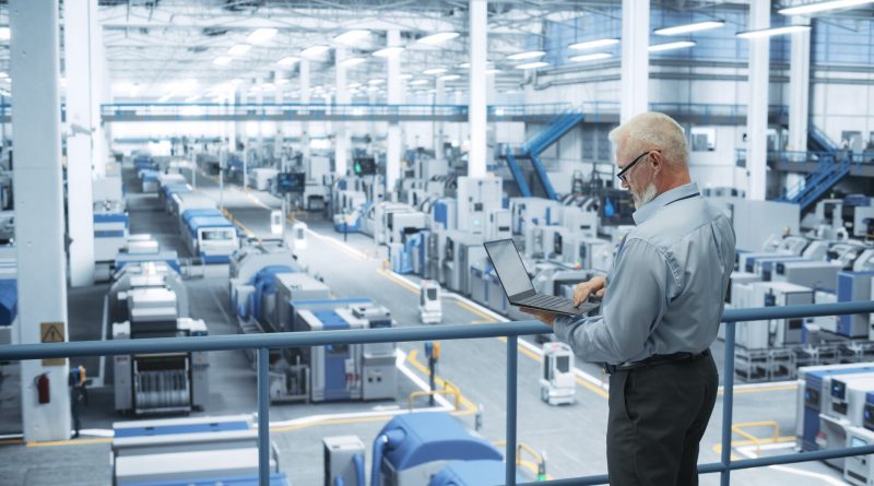 A modern Canadian manufacturing facility with automated production equipment, illustrating the growing focus on investment, competitiveness and North American manufacturing.