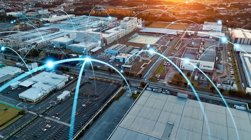 Industrial network on industrial estate