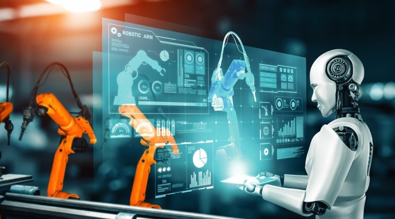 Smart manufacturing ilustration