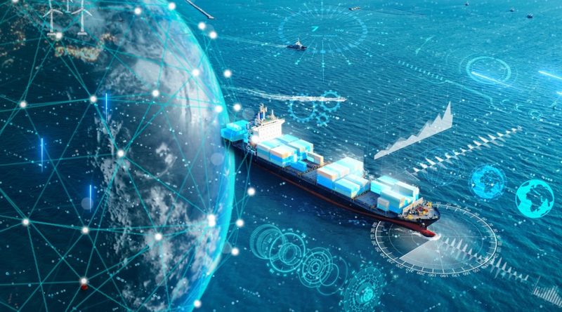abstract supply chain illustration