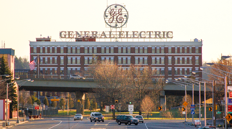 General Electric original headquarters and laboratory in sunny downtown