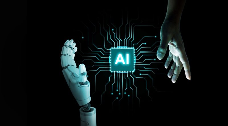 human and robot hand