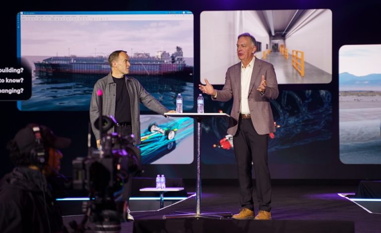 Tony Hemmelgarn, President of Siemens Digital Industries Software speaking at IFS Unleashed