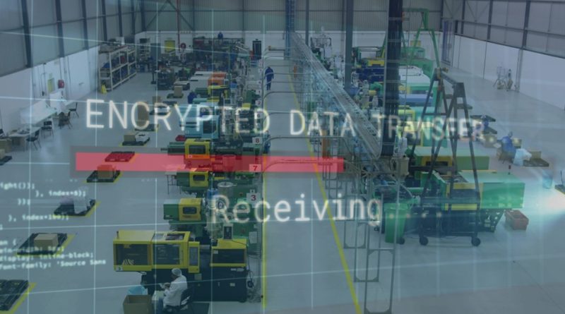 Factory with overlay of data points